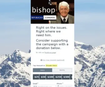 Votebishop.com(Rob Bishop for Congress) Screenshot