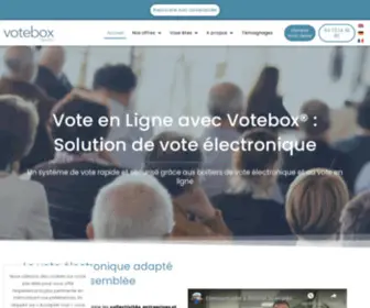 Votebox.com(Vote en ligne & Vote électronique) Screenshot