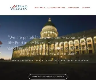 Votebradwilson.com(Brad Wilson) Screenshot