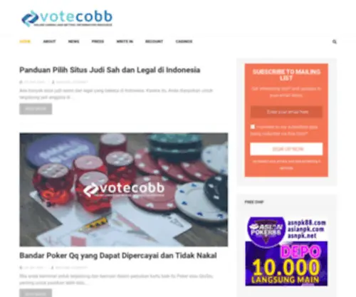 Votecobb.org(Web hosting provider) Screenshot