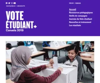Voteetudiant.ca(Vote) Screenshot