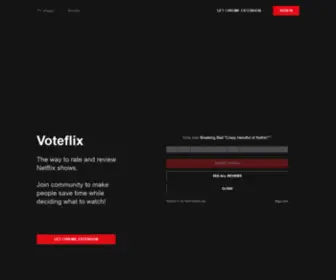 Voteflix.org(Voteflix) Screenshot