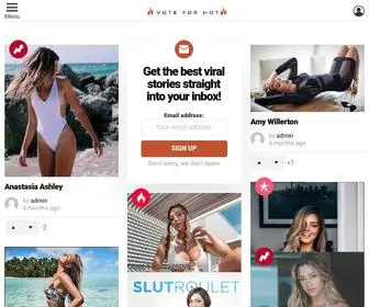 Voteforhot.com(Hot instagram girls) Screenshot