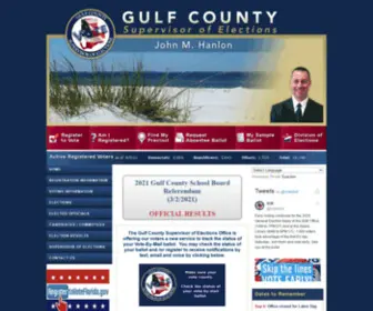 Votegulf.com(Gulf County Supervisor of Elections) Screenshot