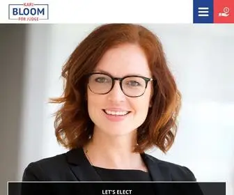 Votekaribloom.com(Kari Bloom For Judge) Screenshot