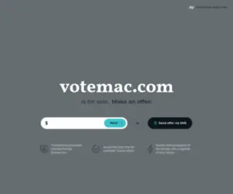 Votemac.com(votemac) Screenshot