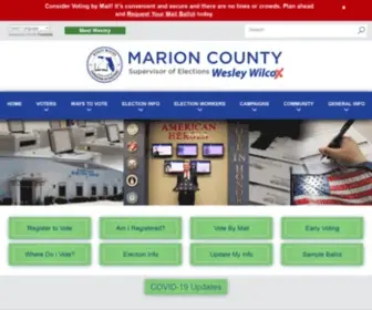 Votemarion.com(Marion County Supervisor of Elections) Screenshot