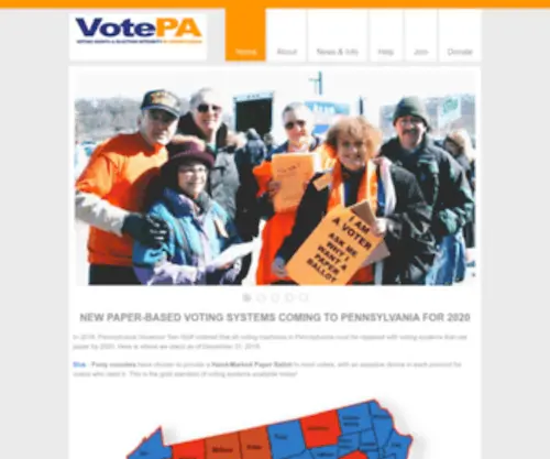 Votepa.us(VotePA :: Home) Screenshot