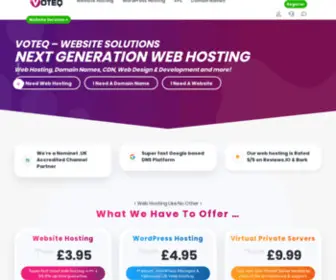 Voteq.co.uk(Web Hosting) Screenshot