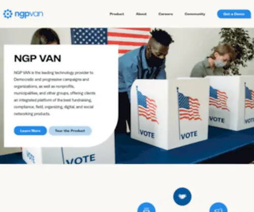 Voteractivationnetwork.com(Democratic Campaign Software) Screenshot