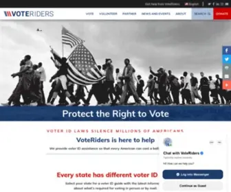 Voteriders.org(Voteriders) Screenshot