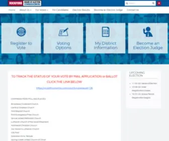 Voterockford.com(Rockford Board of Elections) Screenshot