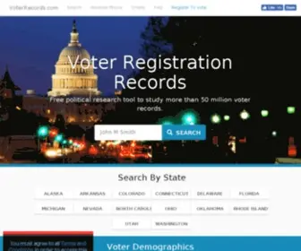 Voterrecords.com(Voterrecords) Screenshot
