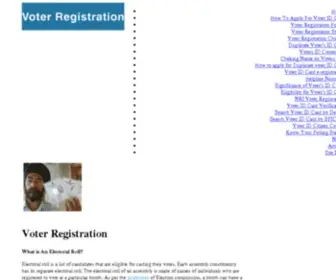 Voterregistration.in(Voter Registration) Screenshot