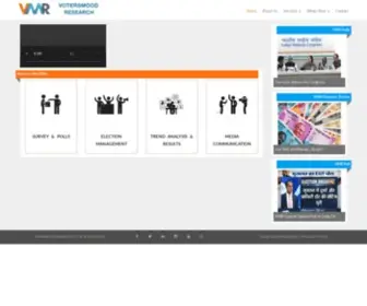 Votersmood.com(A Focussed Election Research Service) Screenshot