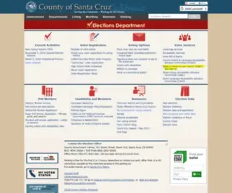 Votescount.com(Santa Cruz County Election Department) Screenshot