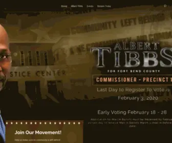 Votetibbs.com(Albert Tibbs For Commissioner) Screenshot