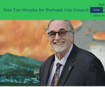 Votetimmurphy.com(Vote Tim Murphy for Burbank City Council) Screenshot