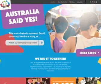 Voteyes.org.au(Voteyes) Screenshot