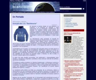 Votoenblanco.com(Voto en Blanco) Screenshot