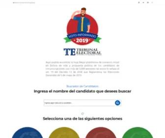 Votoinformado2019.net(Votoinformado 2019) Screenshot