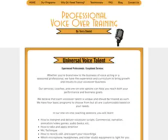 Votrainingprograms.info(Voiceover Training) Screenshot