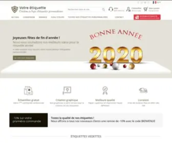 Votre-Etiquette.com(Étiquettes) Screenshot