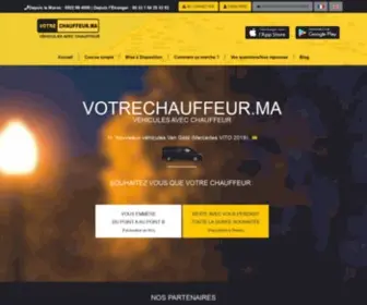 Votrechauffeur.ma(Réservation) Screenshot