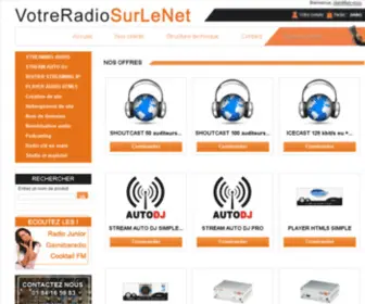 Votreradiosurlenet.eu(Streaming radio) Screenshot