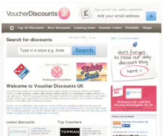 Voucher-Discounts.co.uk(Voucher Discounts UK) Screenshot