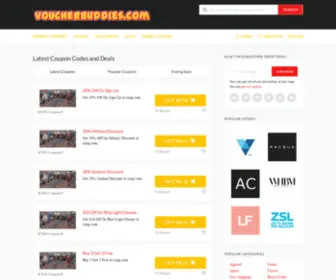 Voucherbuddies.com(Millions Of Vouchers And Deals On A Single Click) Screenshot