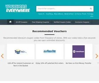 Voucherseverywhere.com(Coupons, Voucher Codes, Promo Code, Deals & More) Screenshot