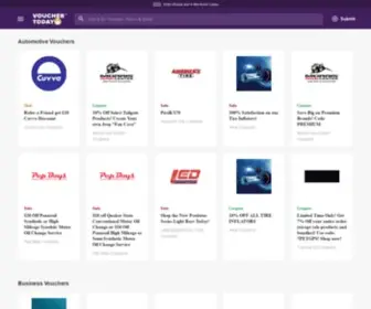 Vouchertoday.uk(Exclusive Discounts Codes & Voucher Codes) Screenshot