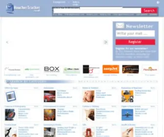 Vouchertracker.co.uk(Promotional codes) Screenshot