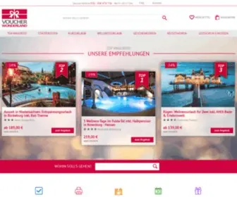 Voucherwonderland.com(Hotelgutscheine günstig kaufen%)) Screenshot