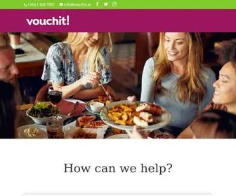 Vouchit.ie(Online Solutions For The Hospitality Industry) Screenshot