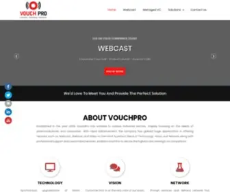 Vouchpro.com(Webcast Services Delhi) Screenshot