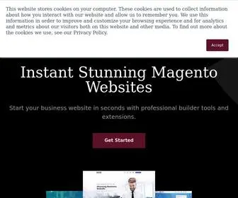 Vouscommerce.com(Instant Stunning Magento Websites) Screenshot