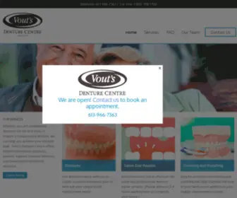 Voutsdenturecentre.com(Vout’s Denture & Implant Centre) Screenshot