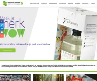 Vouwkarton.nl(Vouwkarton Platform Nederland) Screenshot