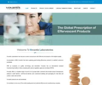 Vovantis.com(Pharmaceutical Specialists) Screenshot