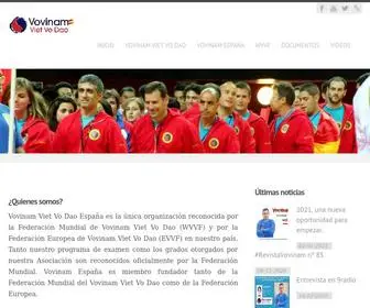 Vovinam.es(Web) Screenshot