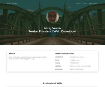 Vovra.com(Niraj Vovra) Screenshot