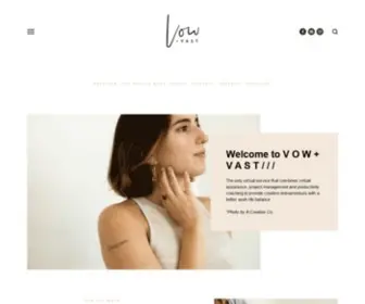 Vowandvast.com(Reclaim your time and still hit those massive goals. Vow + Vast) Screenshot