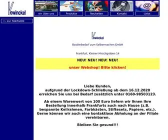 Vowinckel.de(Vowinckel Bastelbedarf) Screenshot