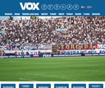 Vox-Zagreb.hr(Sportski marketing) Screenshot