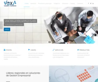 Voxa.info(VOXA S.A. es una empresa de capitales regionales) Screenshot