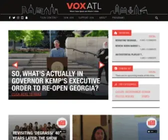 Voxatl.org(VOX ATL) Screenshot