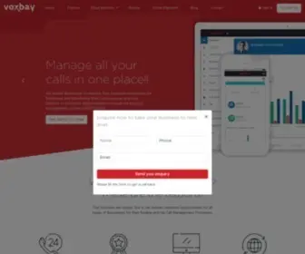 Voxbaysolutions.com(Best call management system provider in kerala india) Screenshot
