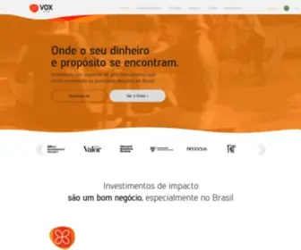 Voxcapital.com.br(Vox Capital) Screenshot